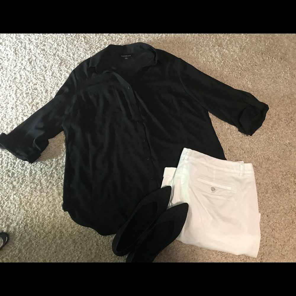 Fortune & Ivy Black Top